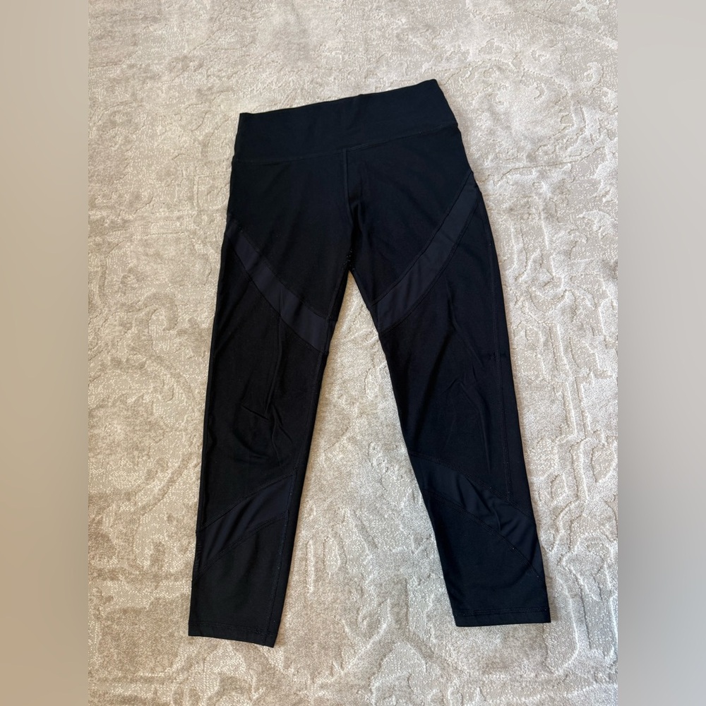 aerie Black High-Rise Workout Leggings